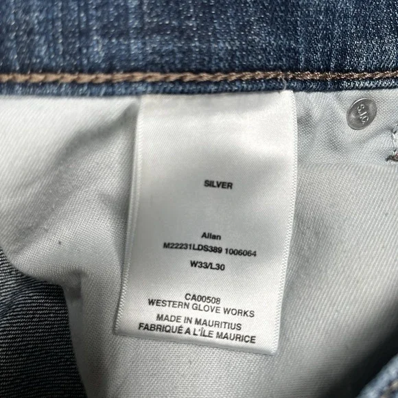 SEVEN7 Premium Denim Men's Allan Straight Jeans 33x30 Medium Wash Blue - Picture 4 of 9